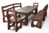 Стол Ирбея №13 210*90 (массив сосны, старение) - Мебельная компания "ИРБЕЯ" - Производство мебели