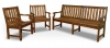 Скамья для сада Ирбея №3 L-180 (массив сосны, старение) - Мебельная компания "ИРБЕЯ" - Производство мебели