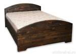 Кровать &quot;Лидия&quot; (1400*2000, массив сосны, старение) - Мебельная компания "ИРБЕЯ" - Производство мебели