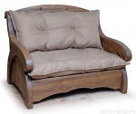 Диван L-120 (массив сосны, старение) - Мебельная компания "ИРБЕЯ" - Производство мебели
