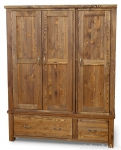 Шкаф (массив сосны, старение) - Мебельная компания "ИРБЕЯ" - Производство мебели