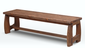 Лавка Ирбея №13 L-160 (массив сосны, старение) - Мебельная компания "ИРБЕЯ" - Производство мебели